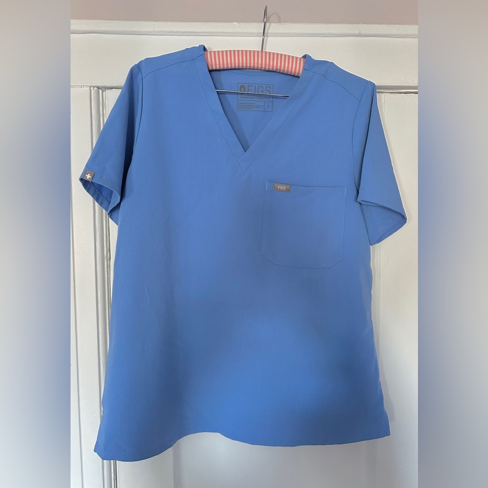 Ceil Blue FIGS Scrub Set size L